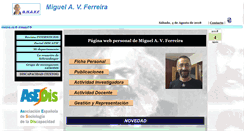 Desktop Screenshot of mferreira.es